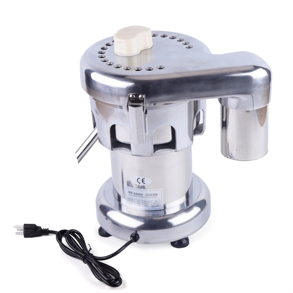 370W Commercial Electric Fruit Juice Extractor Centrifugal Juicer Machine Silver