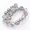 thumbnail image 2 of U8MO 8.6" Strd Gorgeous Faceted Glass Beads Round Mini Loose Beads Crafting 14~20mm-Green-20mm, 2 of 3