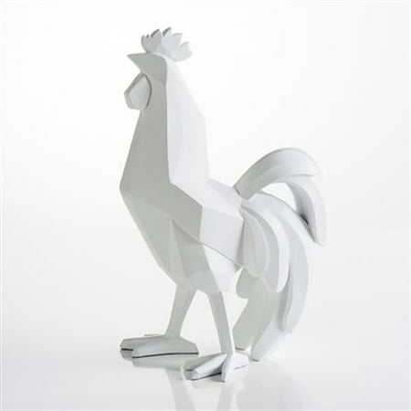 Torre Tagus 901987a Carved Angle Rooster Decor White Walmart Com