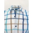thumbnail image 2 of Camisas Slim-fit Manga Larga A Cuadros Hombre Bazzotto, 2 of 4