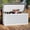 White, variant on Uforic Outdoor 260 Gallon Large Resin Deck Box, Double-Wall Waterproof Lockable Storage Box with Flexible Divider & Side Handles, Light Brown