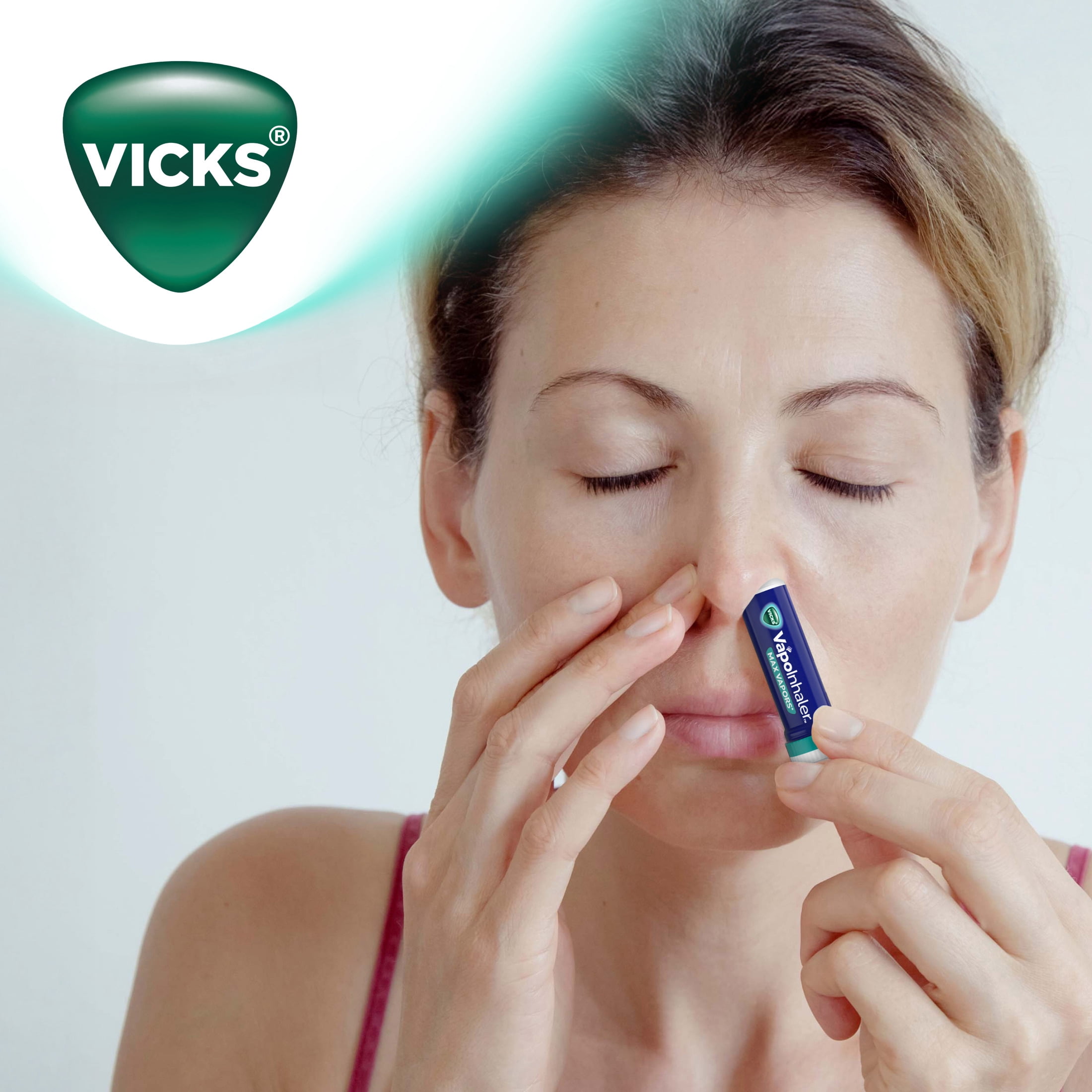 Vicks VapoInhaler MAX Soothing Non-Medicated Vapor Inhaler Menthol Scent, 1 Count