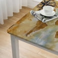 HAOXIT Tablecloth, World Map Design with in Colors Continents, Dining ...