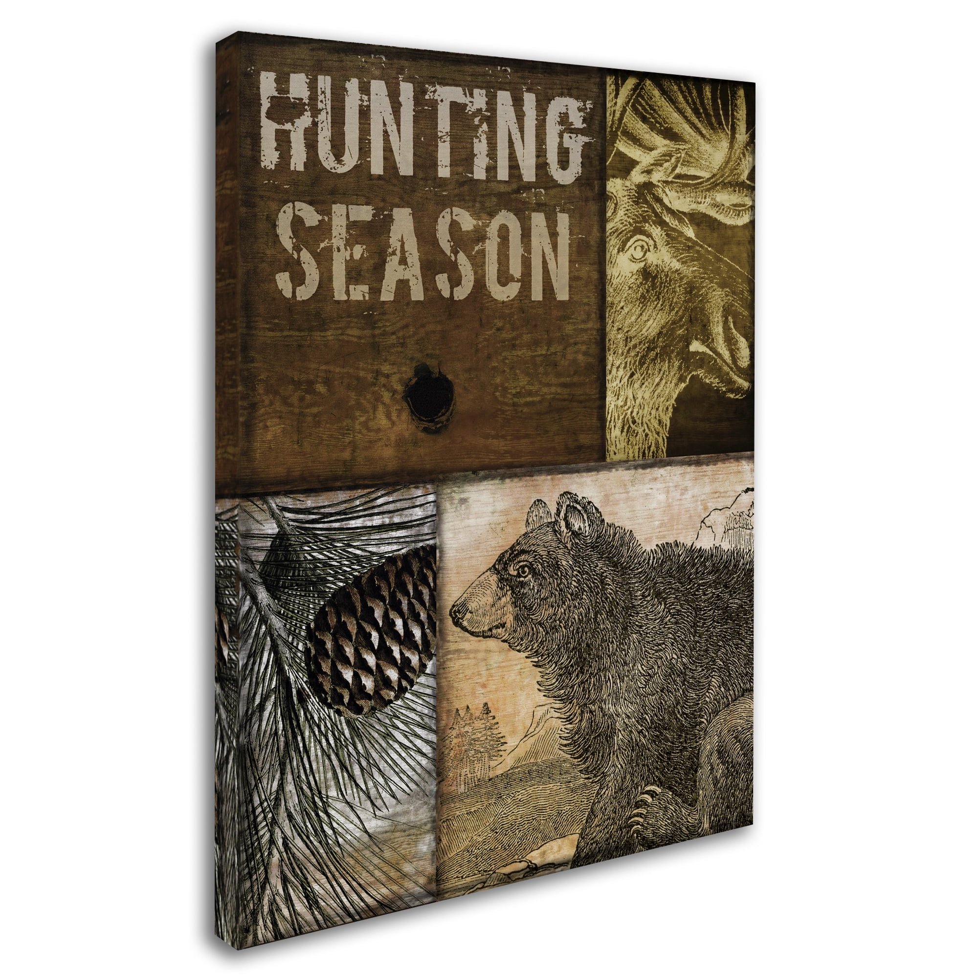 Trademark Fine Art "Hunting Season IV" Canvas Art by Color Bakery