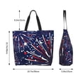 thumbnail image 5 of Salouo Red White Blue Fireworks 1 for Tote Bag for Women - Shoulder Shopping Bag Handbag Hobo Bags Casual Handbags Big Capacity Shopping Work Bag for Travel & Work, 5 of 8