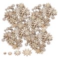 thumbnail image 2 of Recortes 250 Piezas De Adornos De Madera De Flores DIY Adornos No Porosos Recortes Decoraciones Artesanales, 2 of 7