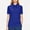 Blue-C, variant on Fengqque Women's Plus Size Polos Golf Shirts Short Sleeve Collared Shirt Quick Dry Tennis Work Athletic Tops Orange M(M)