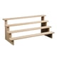 thumbnail image 3 of Estante de exhibición de madera con plataforma de exhibición y escalera de mano 4 capas L, 3 of 9