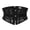 Black, variant on Women's Vintage Body Shaper Belt Embroidered Flower Lace Boned Hook Girdle Corset Underbust Waist Cincher