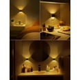 thumbnail image 4 of LED Night Light 2 Pack - Adjustable Brightness Plug-in Night Lights with Dusk to Dawn Sensor for Bedroom, Bathroom, Hallway - Amber Glow for Adults, 4 of 7