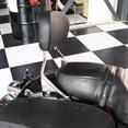 thumbnail image 2 of AUFER Respaldo desmontable Sissy Bar Respaldo vertical del pasajero con almohadilla compatible con Touring Road King Street Glide Electra Glide Road Glide FLHR FLHX FLHT FLTR 2009-2024 (cromado), 2 of 5