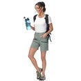 thumbnail image 3 of Xidunhg Women's Hiking Cargo Shorts Quick Dry Nylon Shorts Summer Travel Active Golf Shorts with 6 Pockets Water Resistant Grey Green M, 3 of 9