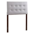 thumbnail image 2 of Super Nova Light Grey Twin Upholstered Tufted Panel Headboard, 2 of 5