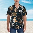 thumbnail image 4 of Bixox Men's Hawaiian Shirts Men's Dogs Print Short-Sleeve Shirt-3X-Large, 4 of 8