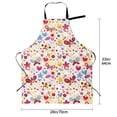 thumbnail image 5 of Lsque Cute Butterfly Flowers Waterproof Apron Chef Aprons for Men Heavy Duty Chemical Work Apron Extra Long Grilling Aprons with Adjustable Bib Apron, 5 of 9