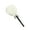 White, variant on 2. Portable Body Powder Puff with Long Handle, Lollipop Cosmetic Applicator for Face & Under Eye Makeup