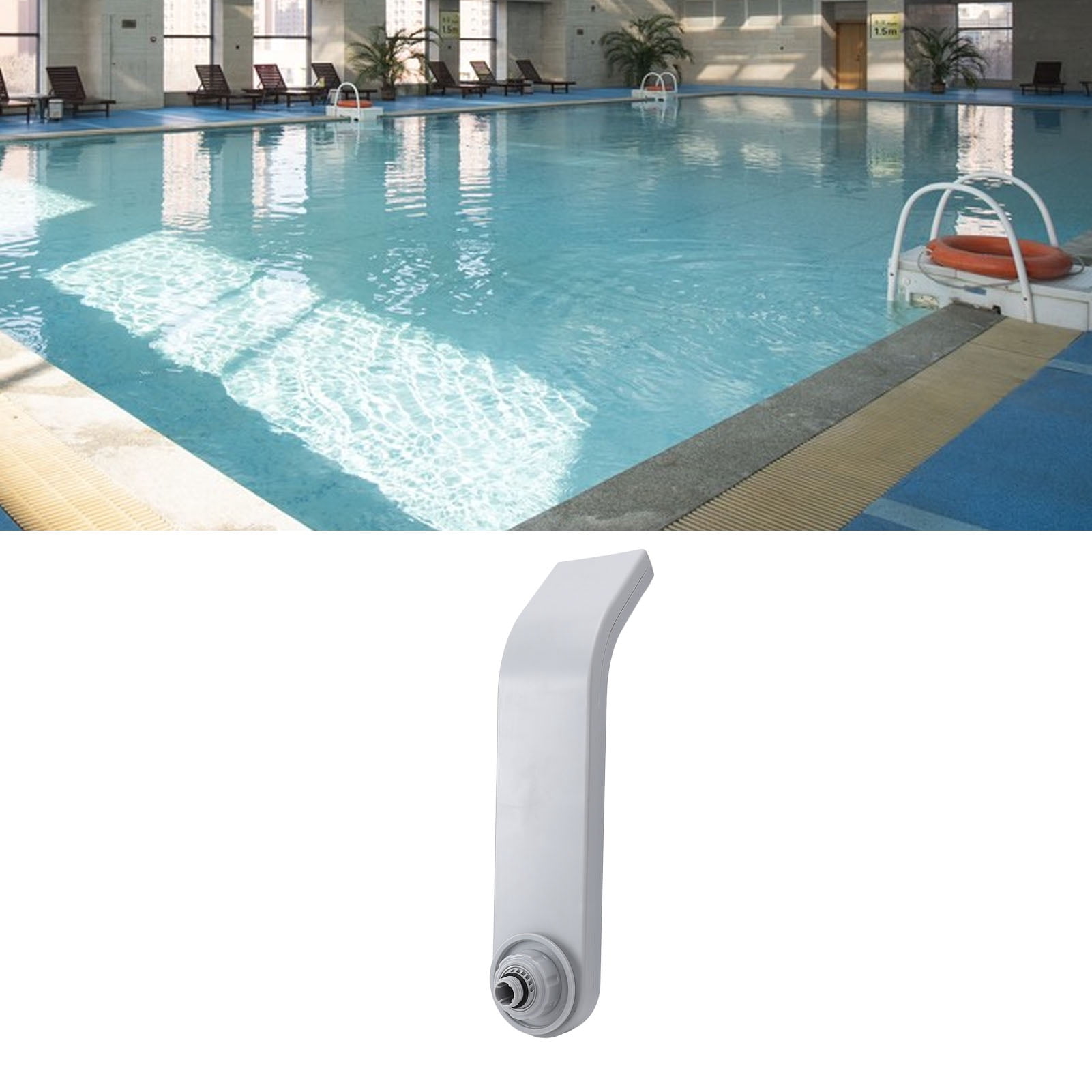 BIMZUC Spa LED Waterfall 7 Color Changing Battery Powered Hot Tub Accessory for Relaxation Compatible with Most Spas ABS Material 18.5 inches / 47 cm
