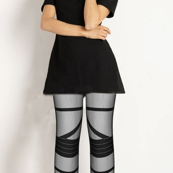 OUNONA Thigh High Socks, Multi, Soft Nylon, Sleek Fit, Versatile Usage, 3Pairs