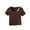 Coffee, variant on Maean Cotton Shirts for Womens Crop Tee Square Neck Short Sleeve Causal Tshirts Summer Slim Top