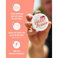 thumbnail image 5 of Grinds Energy Pouches, Nicotine-Free, 80mg Caffeine, White Peach, 18 Pouches (1 Can), 5 of 6