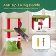 thumbnail image 6 of Ktaxon 31.5in Christmas Cat Tree, Holiday Themed Cat House with Scratching Post for Indoor Decor, 6 of 9