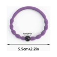 thumbnail image 2 of Six-Pack High-Elasticity Bean Ponytail Holders with Drawstring Hair Ties, 2 of 5