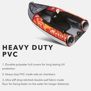 Aqua Marina TOURING KAYAK - MEMBA 1010 - Inflatable KAYAK Package, including Carry Bag, Paddle, Fin, Pump