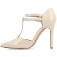 thumbnail image 3 of Journee Womens Tru Pointed Toe High Stiletto Pumps, Widths Available, 3 of 10