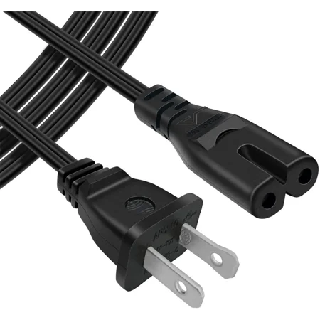PROKWR AC in Power Cord Cable Compatible with ION Audio Sport IPA84 Tailgater Sport XL Bluetooth Portable Speaker IPX4 SPORTAXUS SportXL IPA103 IPA103A 100W Game Day Party IPA80 iPA127 50W (2-Prong)
