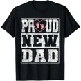 thumbnail image 1 of Camiseta de Anuncio de Bebé Niña para Papá Orgulloso - Día del Padre - Talla Extra Grande XL-4XL para Mujer, 1 of 7