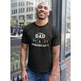 thumbnail image 2 of Smartprints Mens Graphic Tee Black - I Tell Dad Jokes Periodically 100% Cotton Regular Fit, 2 of 4