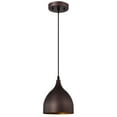 thumbnail image 2 of RADIANCE goods Industrial 1 Light Oil Rubbed Bronze Mini Pendant Ceiling Fixture 7" Wide, 2 of 9