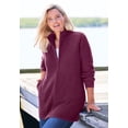 thumbnail image 6 of Woman Within Plus Size Zip Front Shaker Cardigan Sweater, 6 of 6