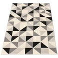 thumbnail image 4 of ECARPET Modern Area Rug for Dining Room, Living Room, Bedroom or Den Delta Black, 4 of 9