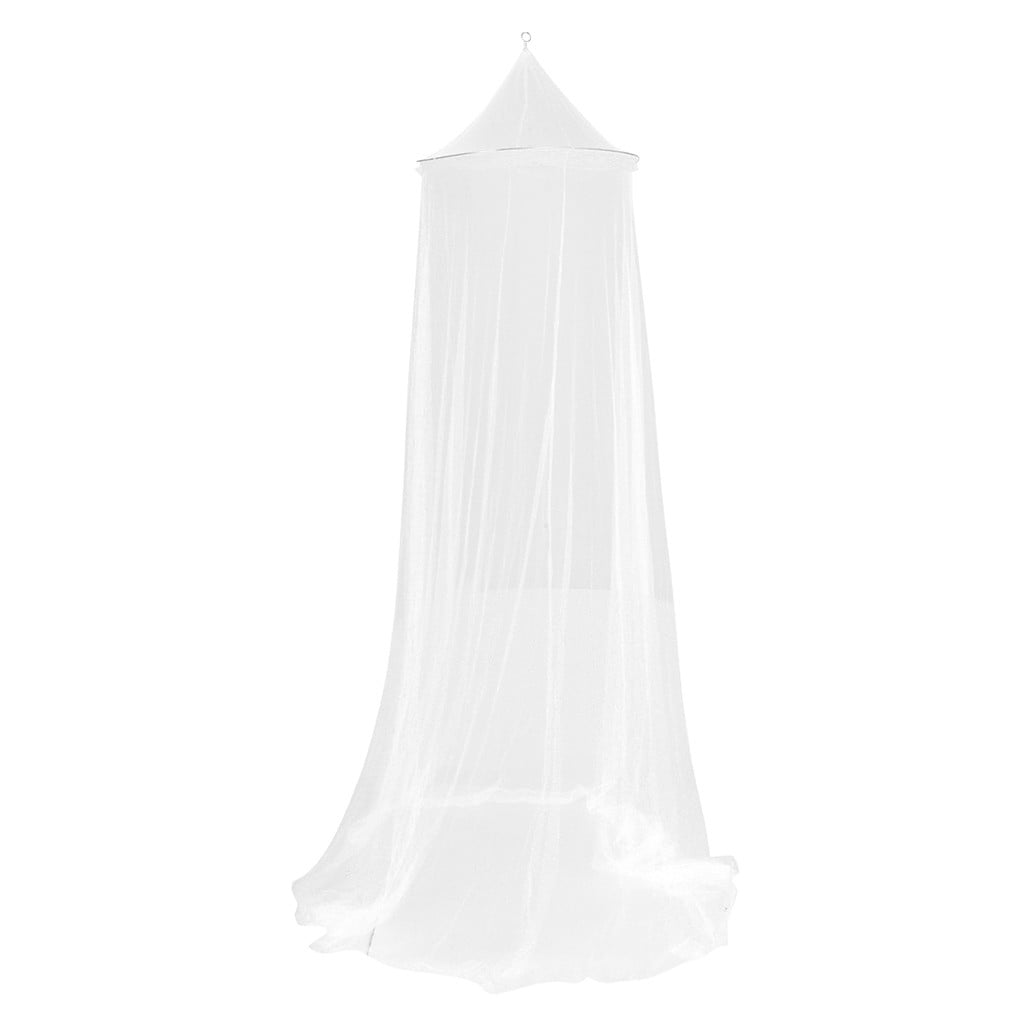 Bed Mosquito Canopy Anti-Insect Fly Round Dome Netting Lace Mesh Curtain Drape 