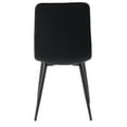 thumbnail image 2 of CorLiving Nash Modern Velvet Upholstered Dining Chair Set of 2 - Dining Room Chairs, Kitchen Chairs, Side Chairs for Dining Table - Stylish Chair Set for Kitchen & Dining Room, 2 of 9