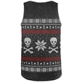 thumbnail image 2 of Ugly Christmas Sweater Pirate Skull and Crossbones All Over Mens Tank Top Multi 2XL, 2 of 2
