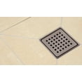 thumbnail image 2 of Everbilt Watershield Shower System 4 in. Bronze Square Grid Drain Grate, 2 of 2
