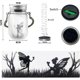 thumbnail image 3 of MLOQI 2 Pack Solar Lanterns Outdoor Hanging Lights, Butterfly Fairy in Glass Jar, Solar Garden Lights, Outdoor Decoration (Warm White) [Energy Class A, 3 of 4