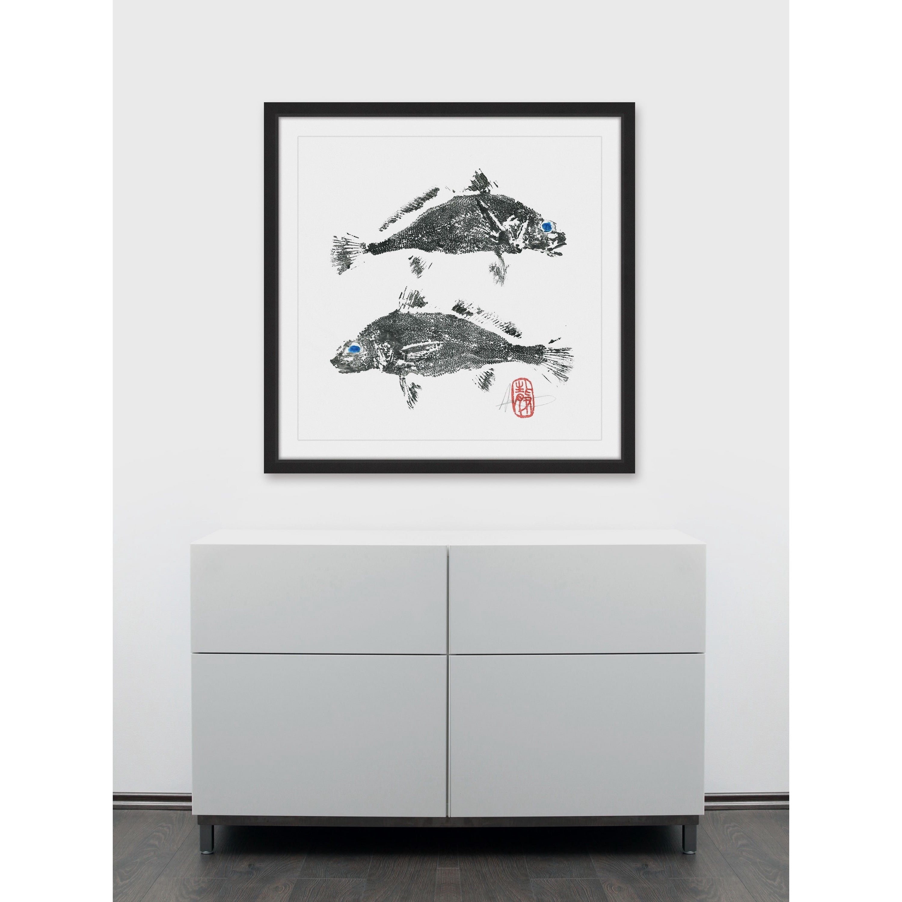 "Each One His Way" Framed Painting Print