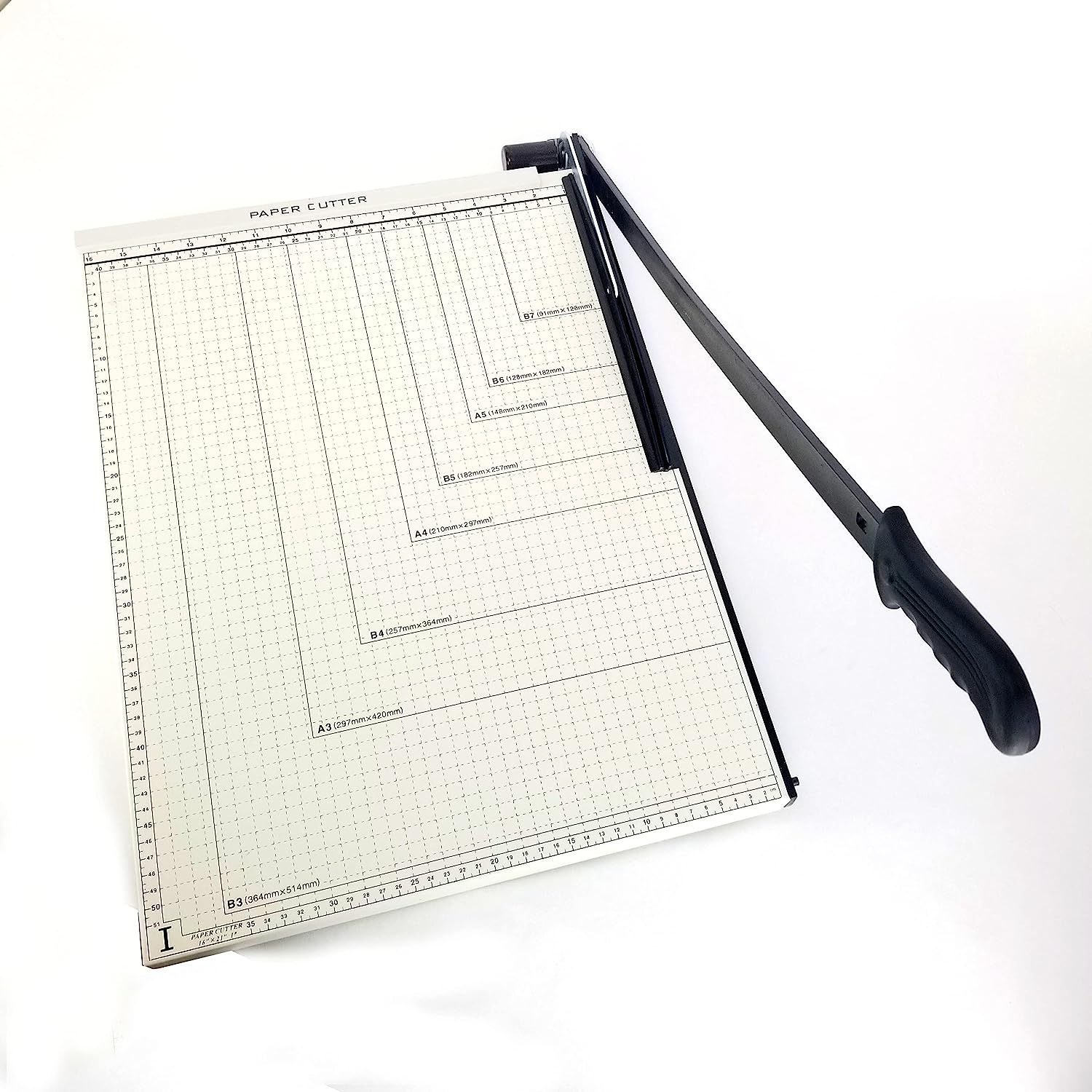 A4 Guillotine Paper Cutter with Metal Base, (12" x 10" inch top), Paper