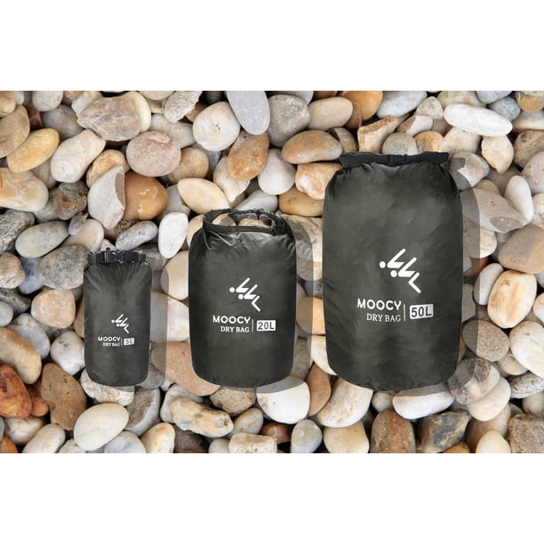 Sac Sec Étanche 50L Vert Militaire - Sac De Sport Imperméable Plein Air Et Nautisme