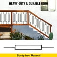 thumbnail image 3 of BENTISM Deck Balusters Metal Deck Spindles 10 Pack 44 inch Iron Stair Railing, 3 of 9