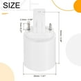 thumbnail image 2 of Uxcell G23 to E26 E27 Lamp Base Light Socket Adapter 5 Pack, 2 of 5