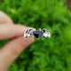 thumbnail image 2 of Anillo de murciélago punk, regalo vintage, joyería gótica única para el dedo, anillo de fiesta para cosplay Negro, 2 of 6