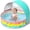 Orange, variant on Axirata Baby Pool with Canopy, Pop-up Above Ground Pool, Foldable Infant Wading Pool for Toddlers 1-3, Baby Beach Tent, Portable Water Play Sum Toys for Child(35"L x 24"W x 10"H)