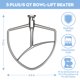 thumbnail image 5 of Batidor Plano de Acero Inoxidable para KitchenAid 5Plus-6Qt, 5 of 7