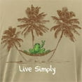 thumbnail image 4 of Peace Frogs Adult Live Simply Hammock Long Sleeve T-Shirt, 4 of 4