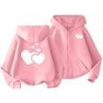 thumbnail image 2 of EGNMCR Chandail à Capuche Décontracté pour Enfants avec Imprimé Dégradé, Col à Manches Longues, polyester, 2 of 8
