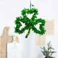 thumbnail image 6 of Vikakiooze St. Patrick's Day Garland Wire Garland Green Wreath Green Hanging Garland Banner For St. Patrick's Day Wall Home Decoration, 6 of 8